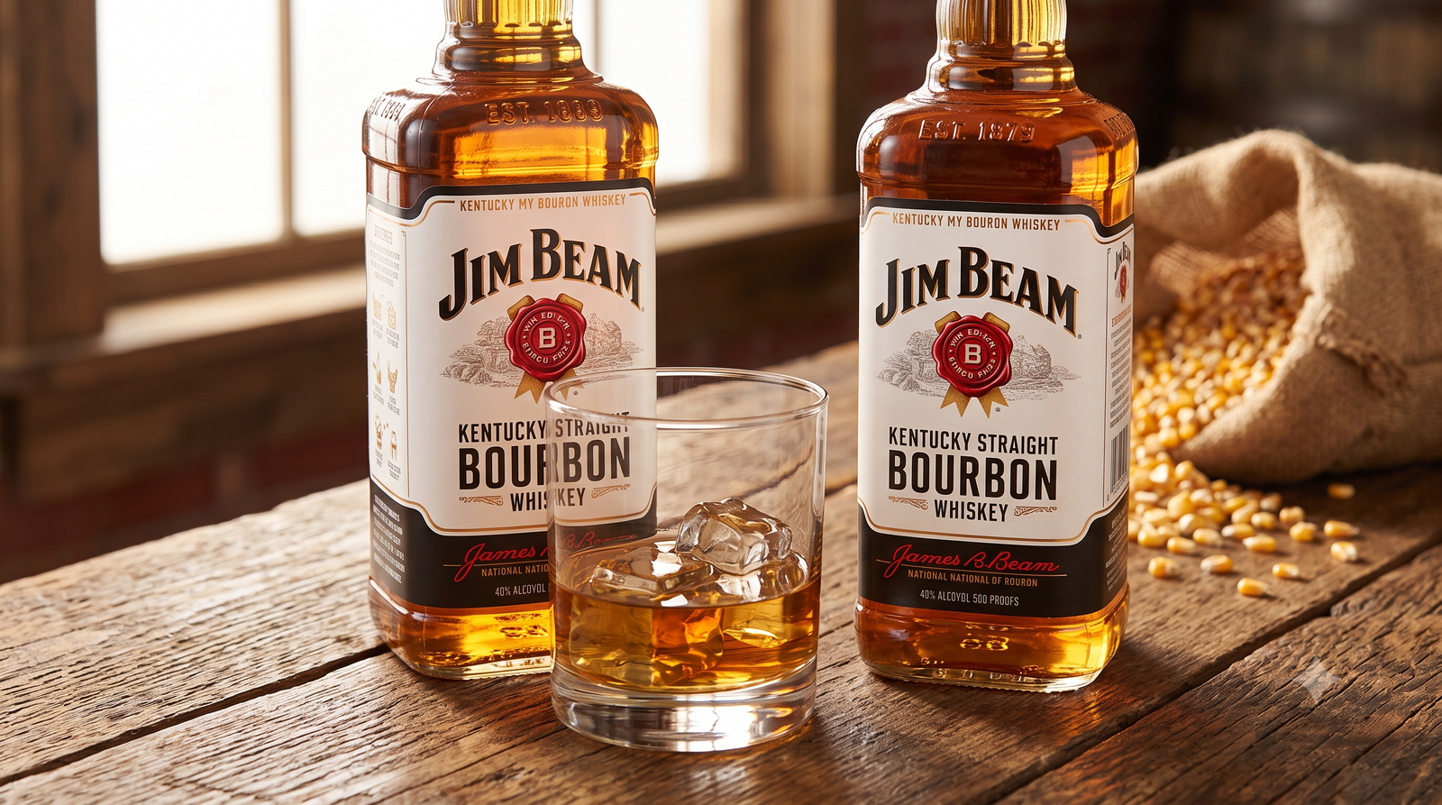 Jim Beam White Label Kentucky Bourbon