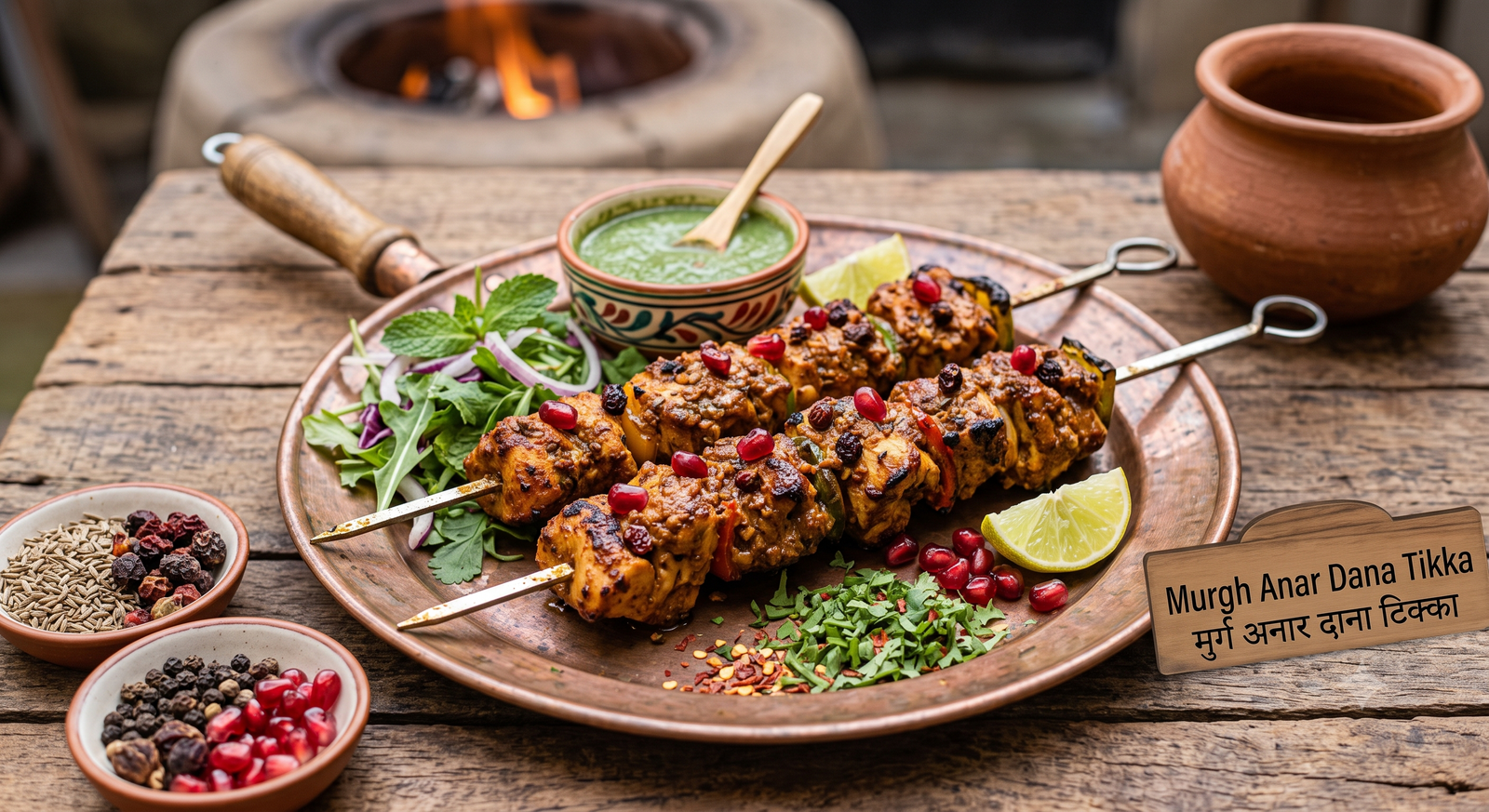 Murgh Anar Dana Tikka
