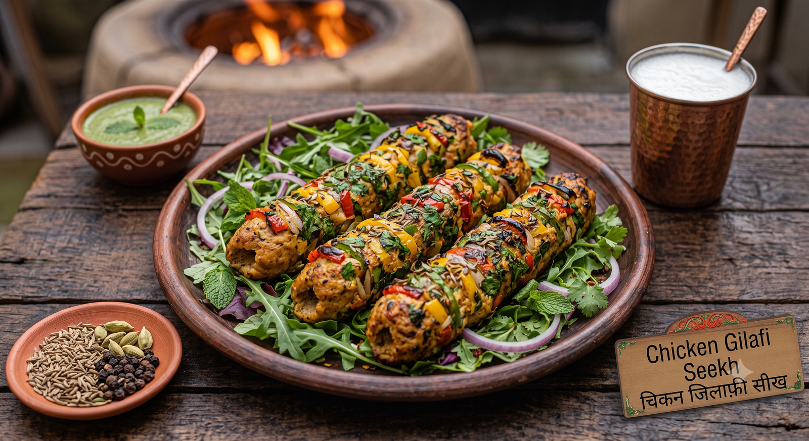 Chicken Gilafi Seekh