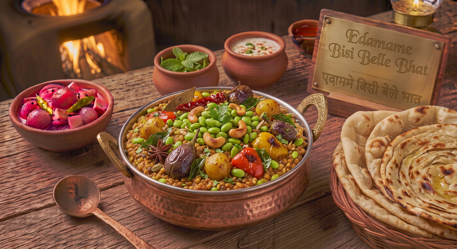 Edamame Bisi Belle Bhat