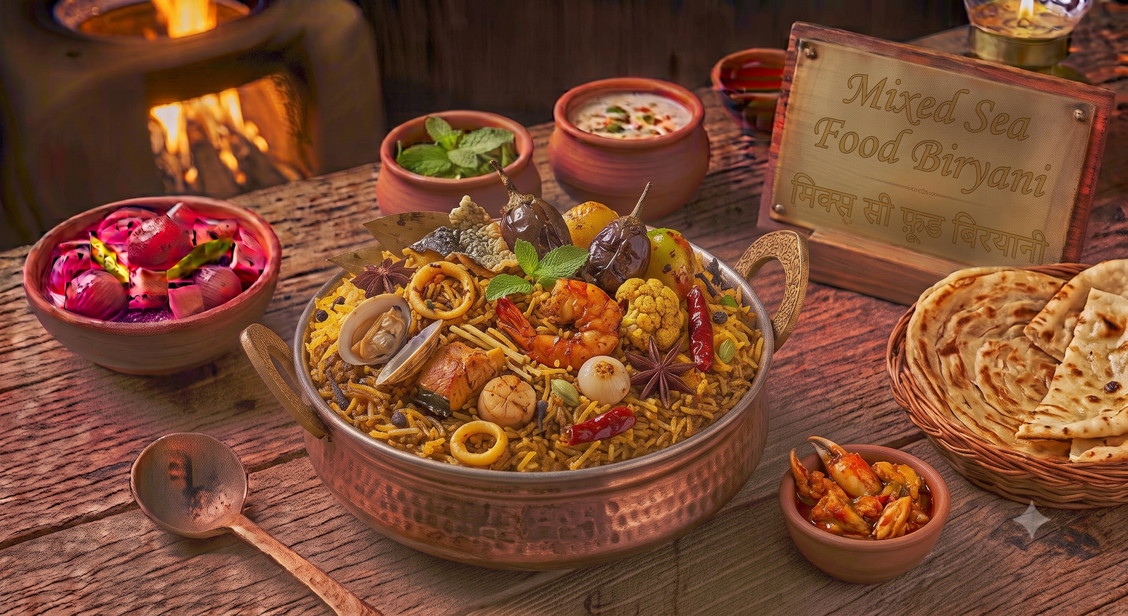 Mixed Sea Food Biryani