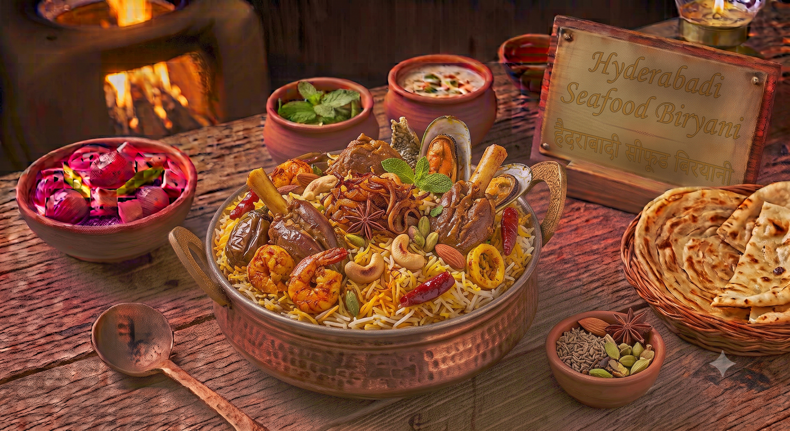 Hyderabadi Biryani (Seafood)